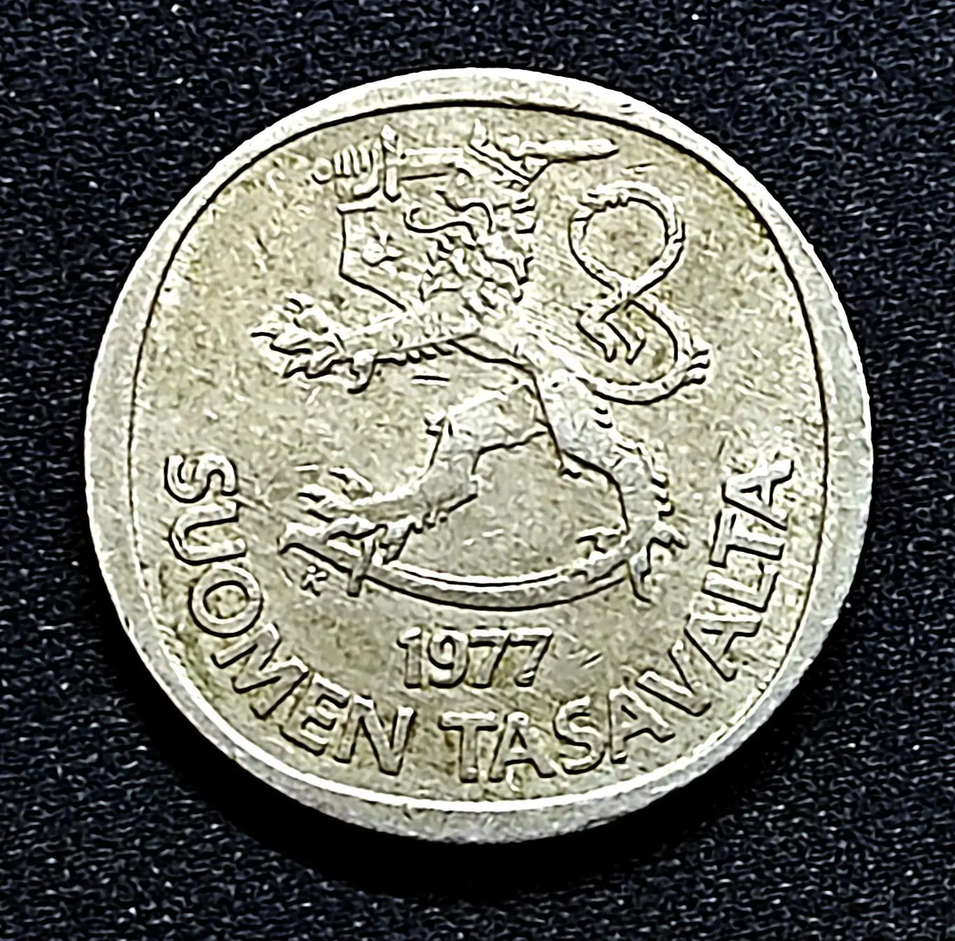 Финляндия 1 марка 1977 год. из оборота