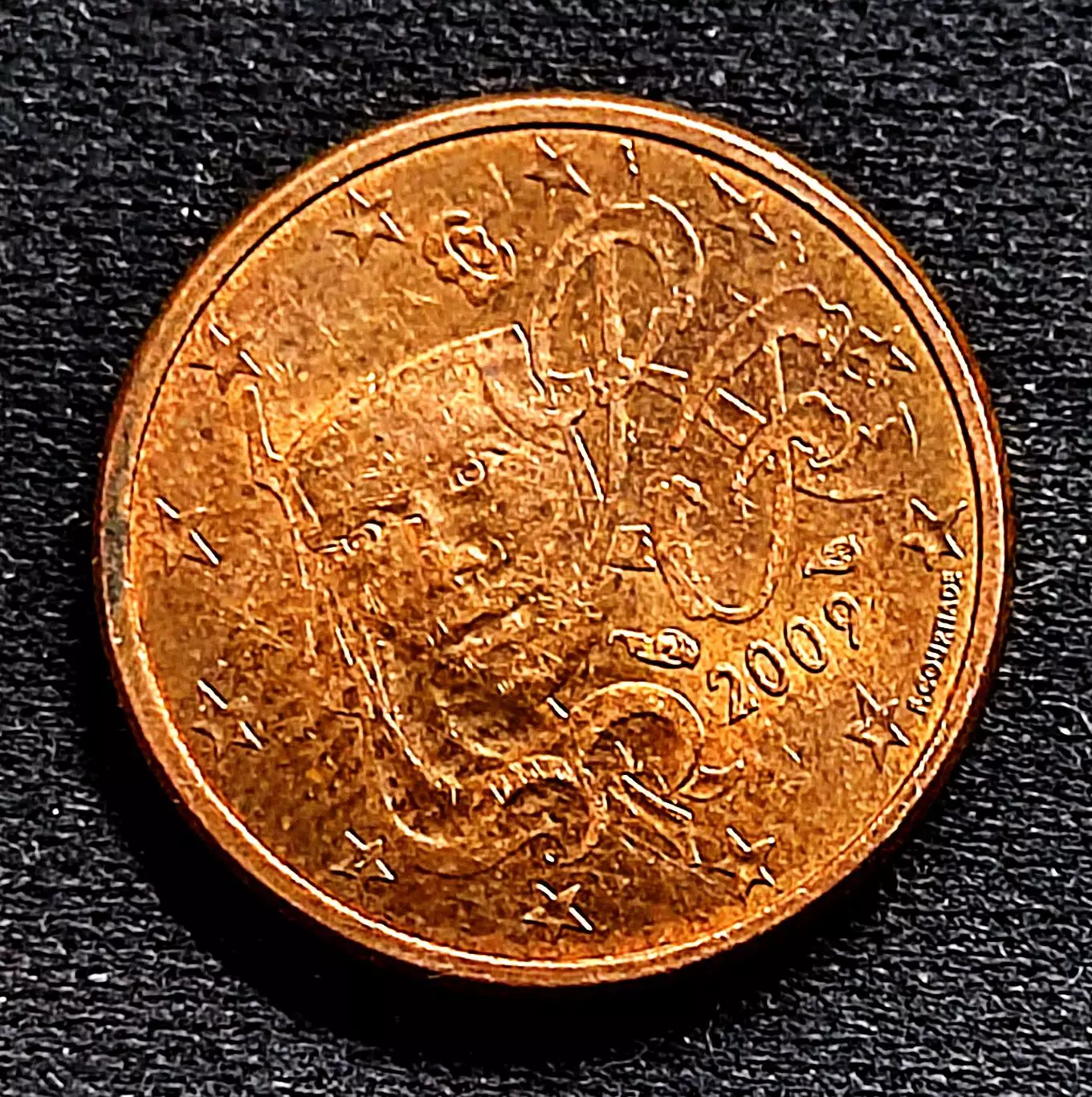 Франция 1 евроцент 2009 1