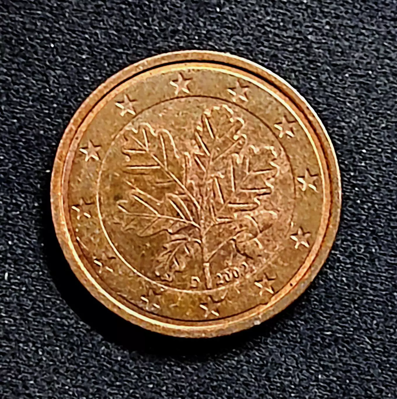 Германия 2 евроцент 2002 год D Мюнхен 1