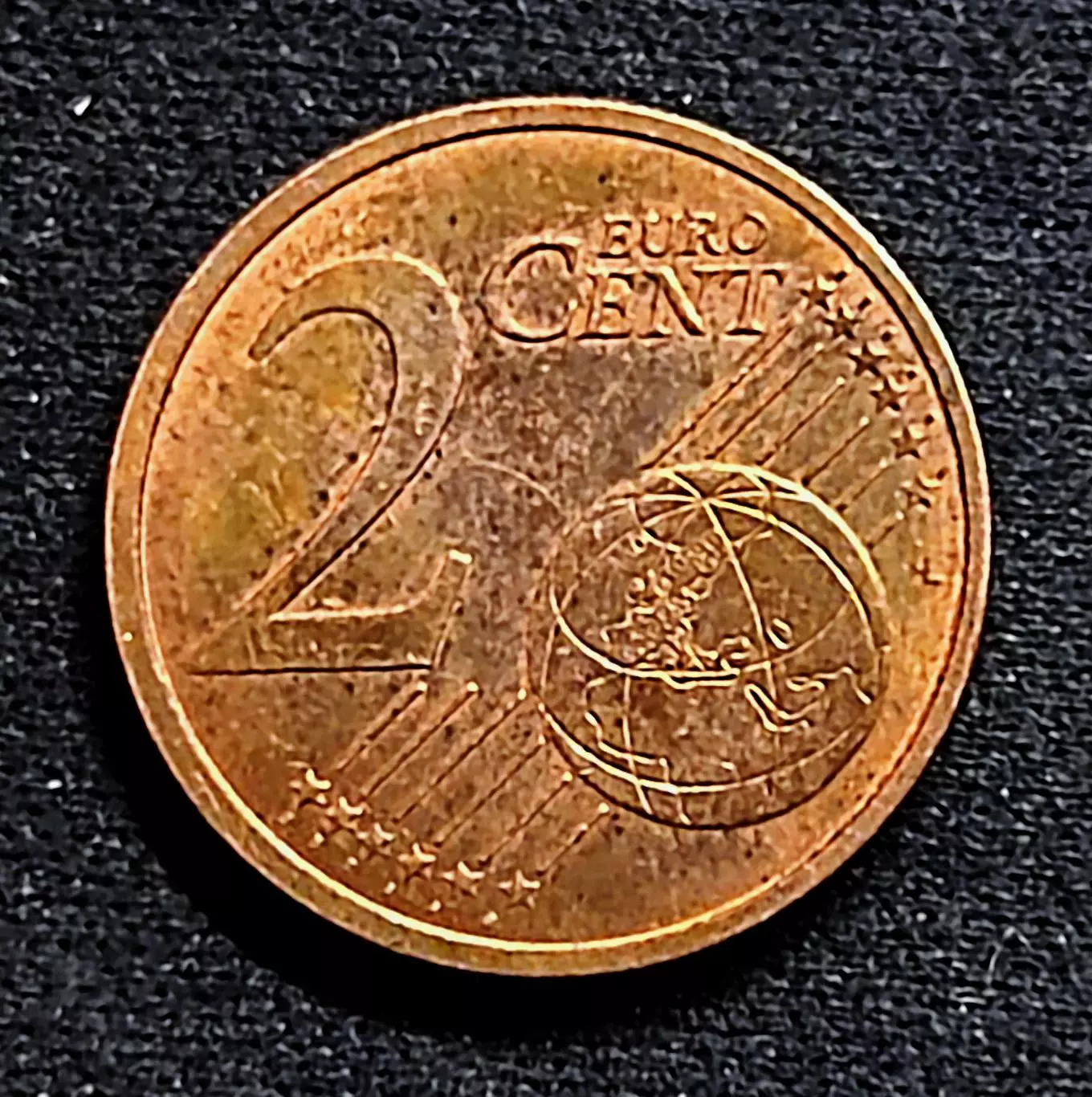 Франция 2 евроцент 2009 год 1