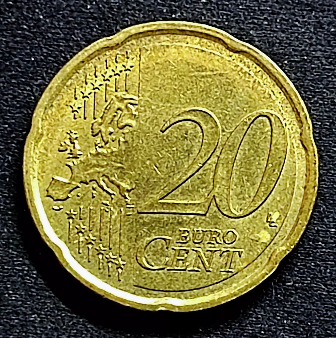 Кипр 20 евроцентов 2008 год. корабль 1