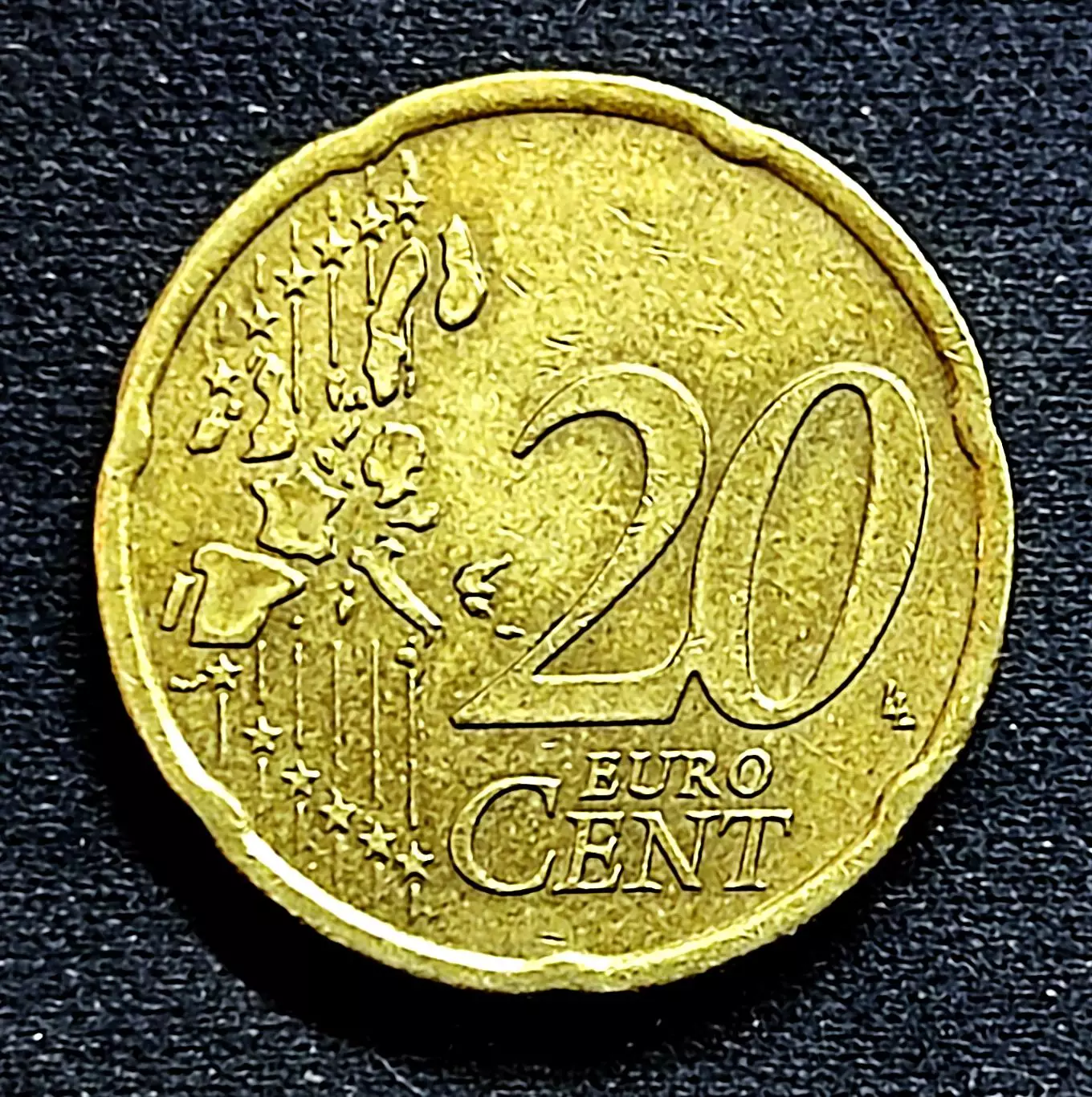 Германия 20 евроцентов 2002 год. F 1