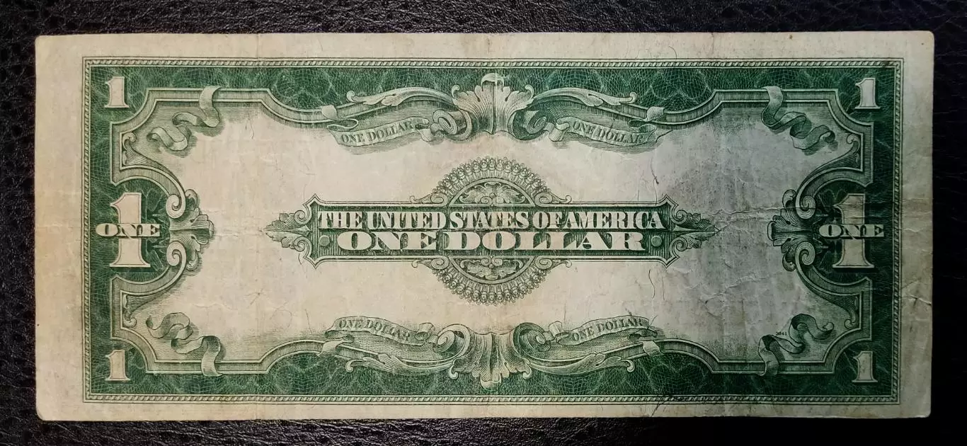 АМЕРИКА. США 1 ДОЛЛАР 1923 ГОД СЕРЕБРЯНЫЙ СЕРТИФИКАТ M1632587D 1