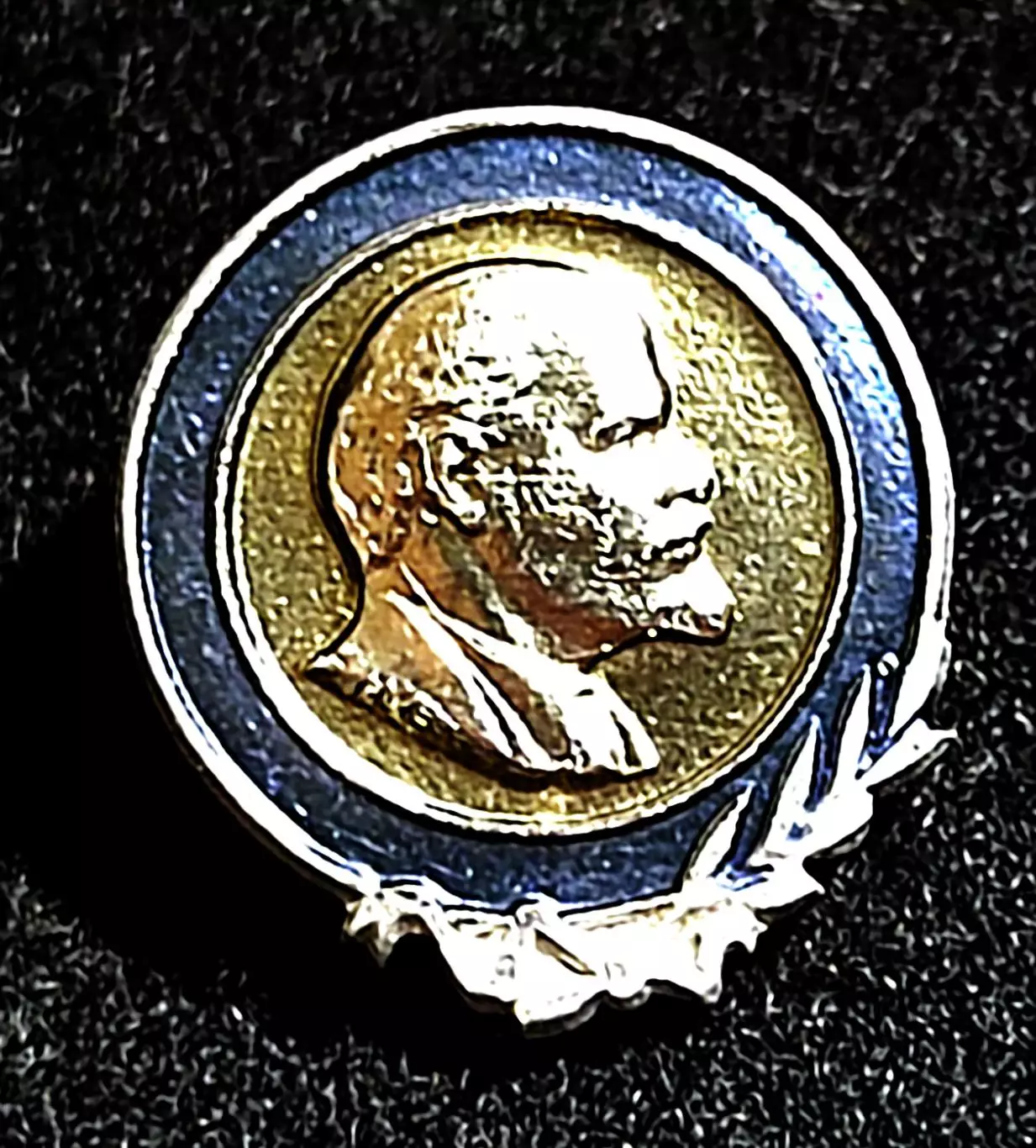 Ленин В.И. Ульянов. ЛМД с лавровой ветвью