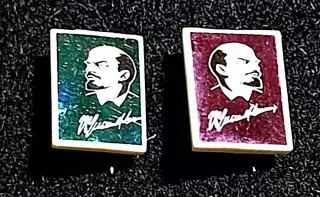 Ленин В.И. Ульянов. ситалл в пластике. пара