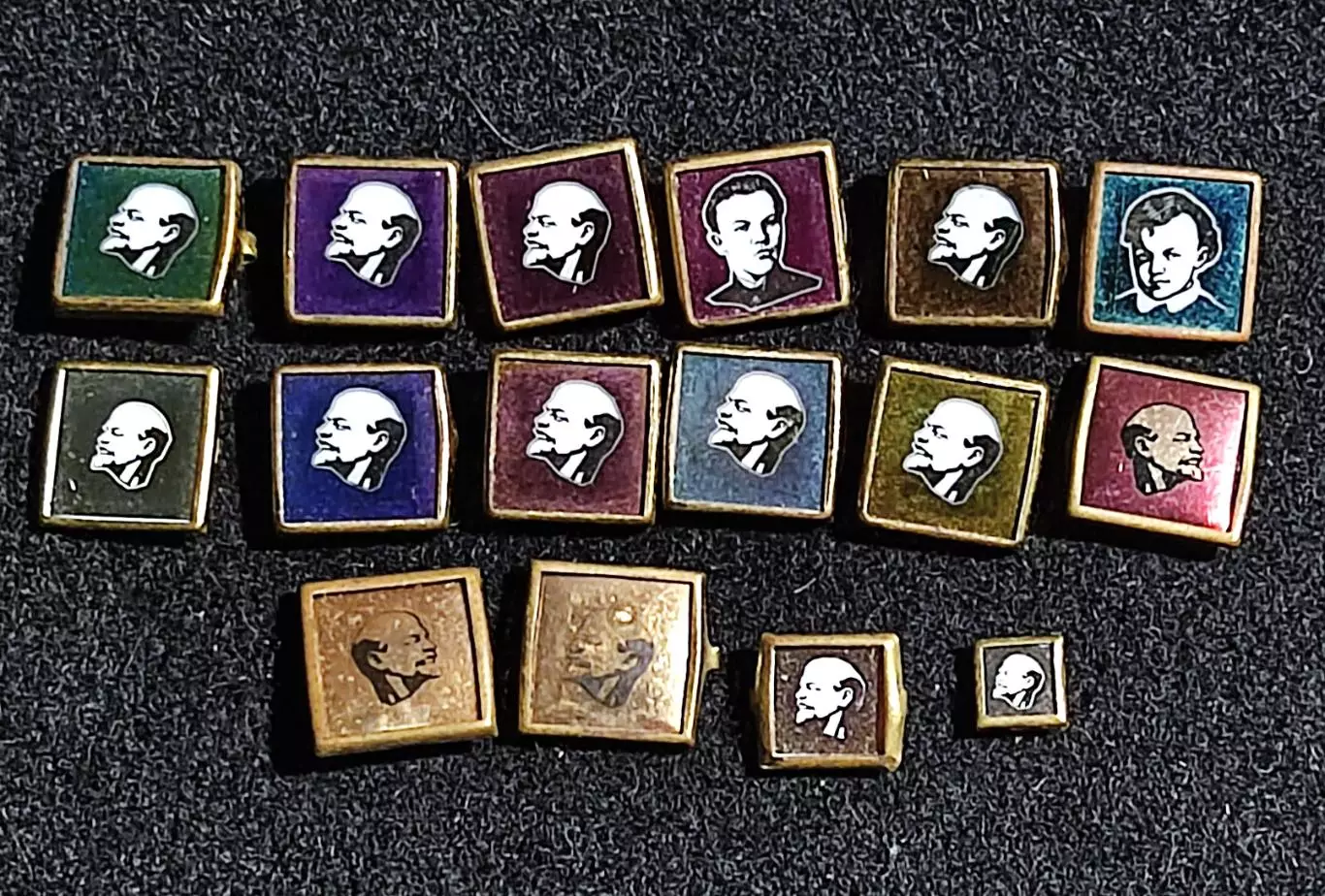 Ленин В.И. Ульянов. ситалл редкие фрачники. одним лотом 16 шт.