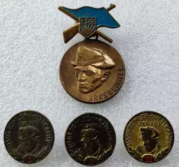 КОМСОМОЛ ГДР FDJ - ЗА ВЫСОКИЕ СПОРТИВНЫЕ РЕЗУЛЬТАТЫ ГАНС БАЙМЛЕР. КОМПЛЕКТ