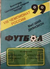 Уралан(Элиста)- Спартак(Москва) 1999