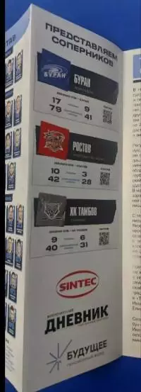 Динамо(СПБ)-Буран(Воронеж)+Тамбов+Ростов(Ростов-на-Дону) 13+15+17.03.2026 1