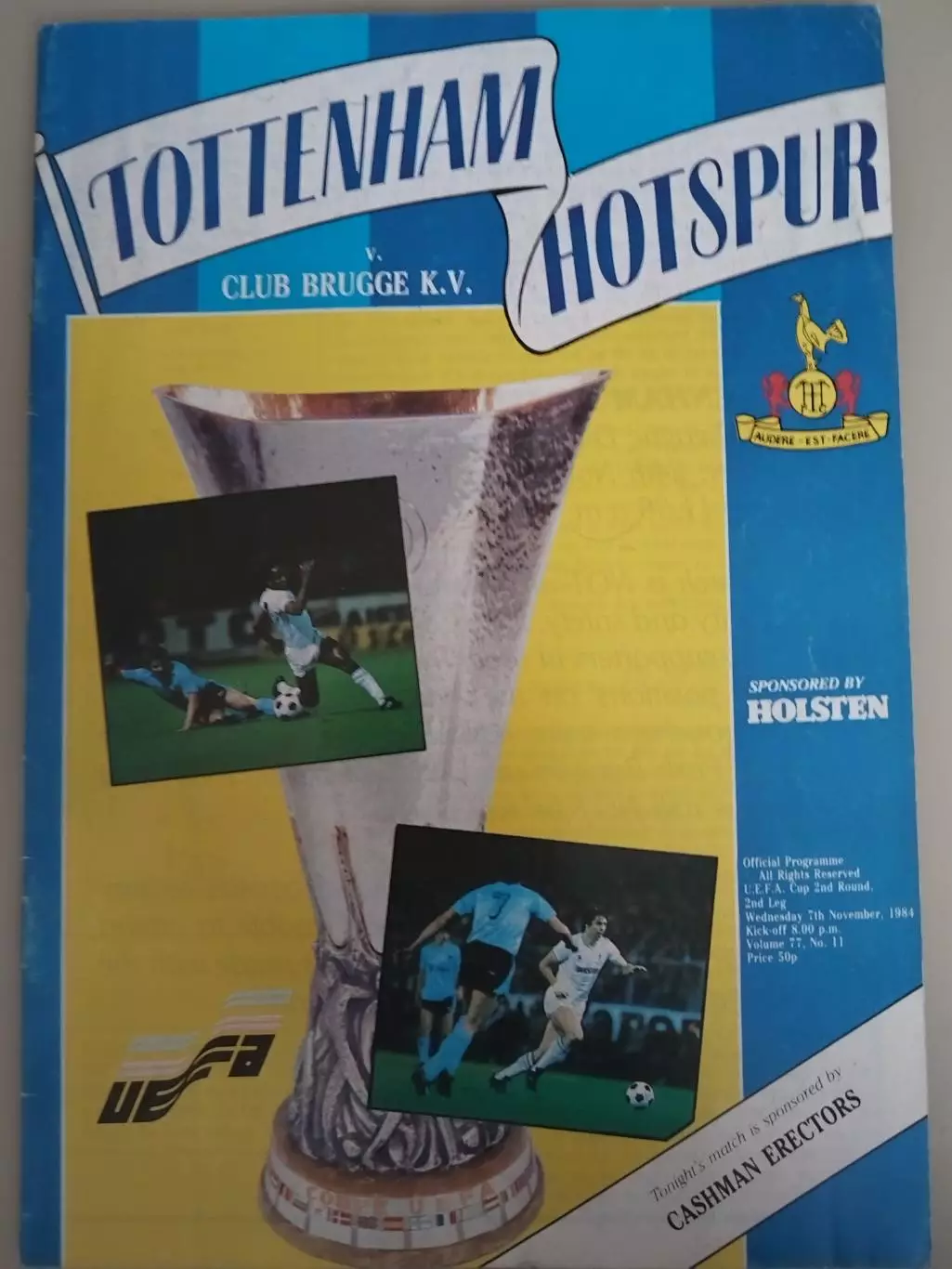 Тоттэнхэм- Брюгге 7.11.1984