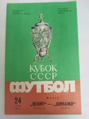 Зенит-Динамо(Москва) 1984 кубок финал
