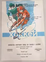 Торпедо(Тольятти)-Авангард(Уфа) 23+24.12.1987