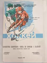 Торпедо(Тольятти)-Металлург(Челябинск) 30.11+1.12.1987
