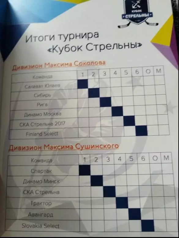 Кубок Стрельны 3-8.12.2017 Сибирь(Новосибирск),Трактор(Челябинск),Авангард(Омск) 1