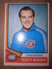 Карточка хоккей НХЛ 1974/1975 O-Pee-Chee NHL Скотти Боумен