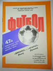 Динамо(Киев)-Арарат(Ереван) 1984
