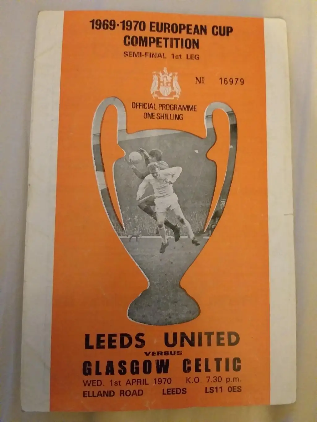 Лидс- Глазго 1.04.1970