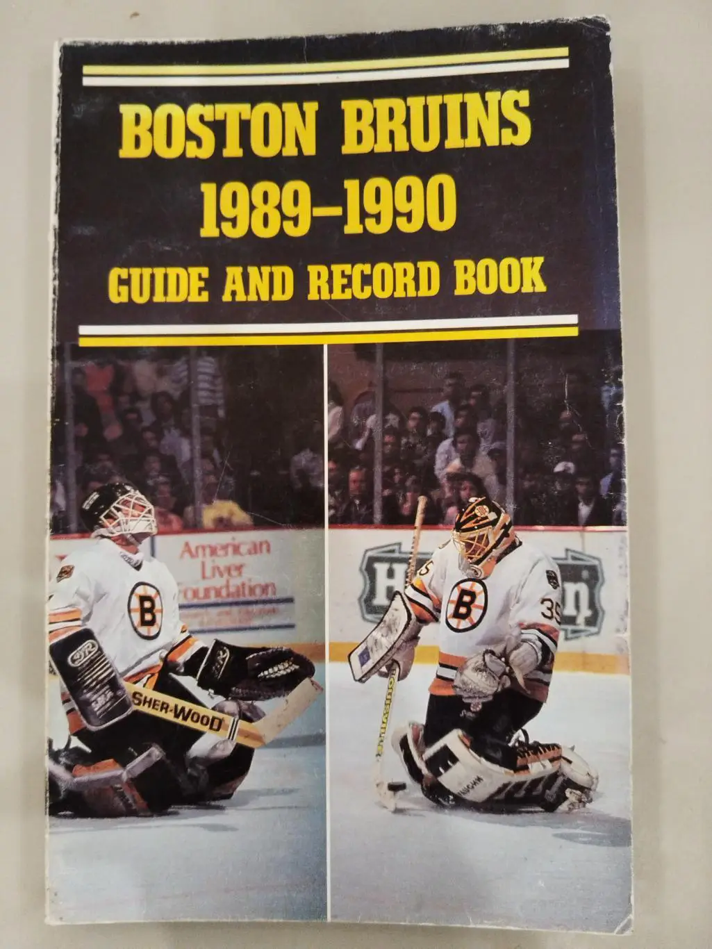 НХЛ Бостон Брюинз 1989/1990 медиа гайд/media guide