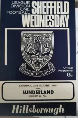 Шеффилд Уэнсдэй-Сандэрлэнд 23.10.1965