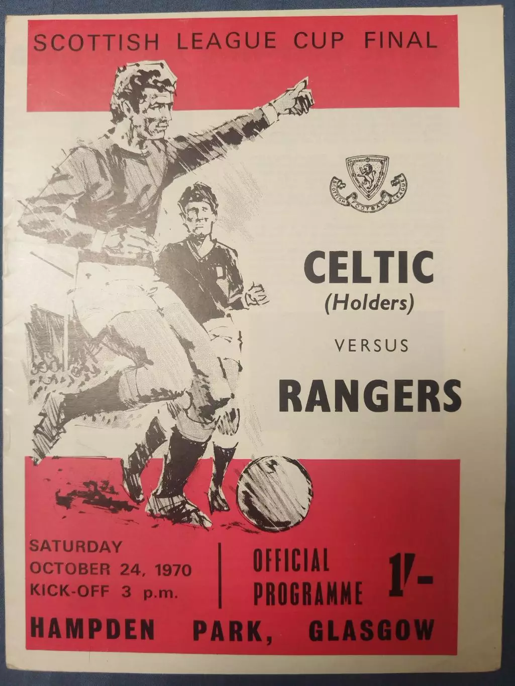 Глазго Рэйнджерс-Селтик 24.10.1970