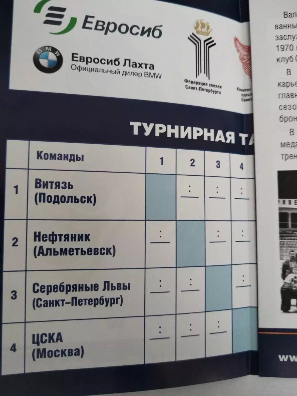 Турнир Шилова юноши 4-7.12.2014 Витязь(Подольск), Нефтяник(Альметьевск), ЦСКА 1