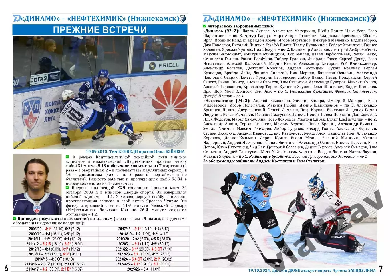 КХЛ-2025/26. 17.10.2025. Динамо (Минск) - Нефтехимик (Нижнекамск) 6
