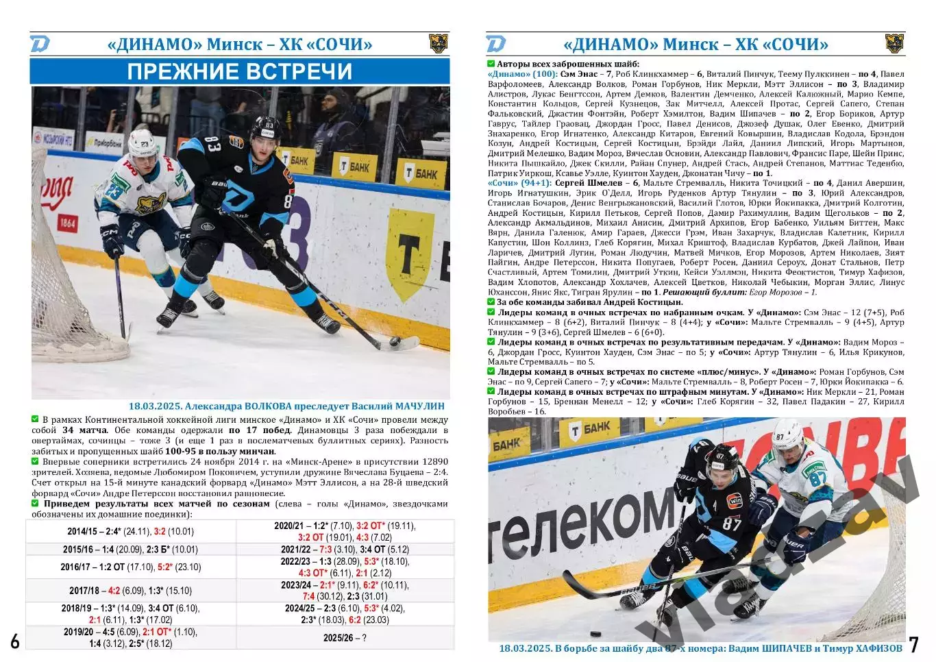 КХЛ-2025/26. 28.10.2025. Динамо (Минск) - ХК Сочи 5