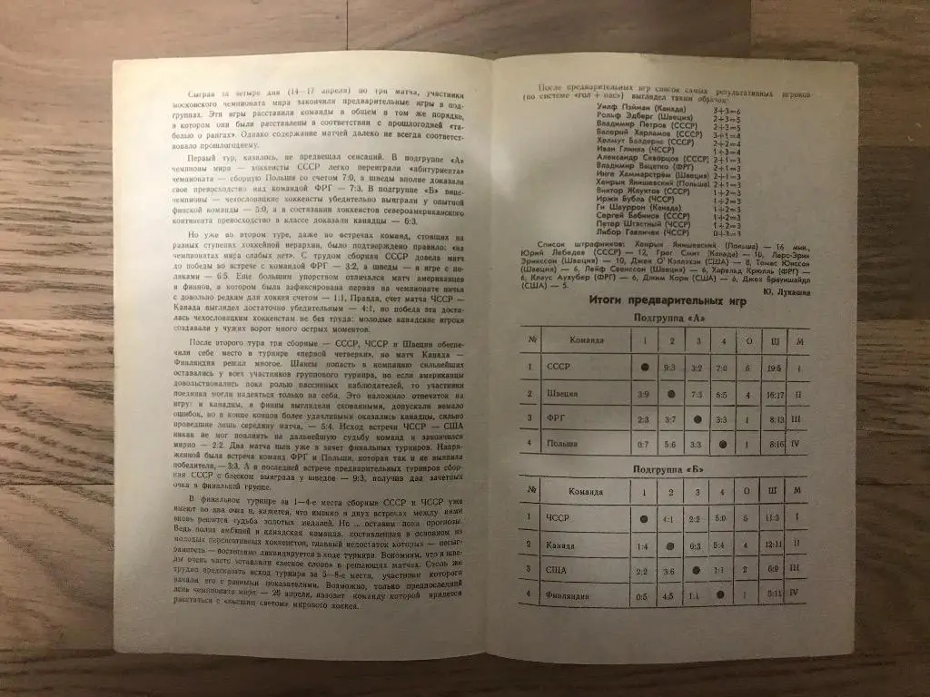 Чемпионат мира 1979 (Финальные игры) 1