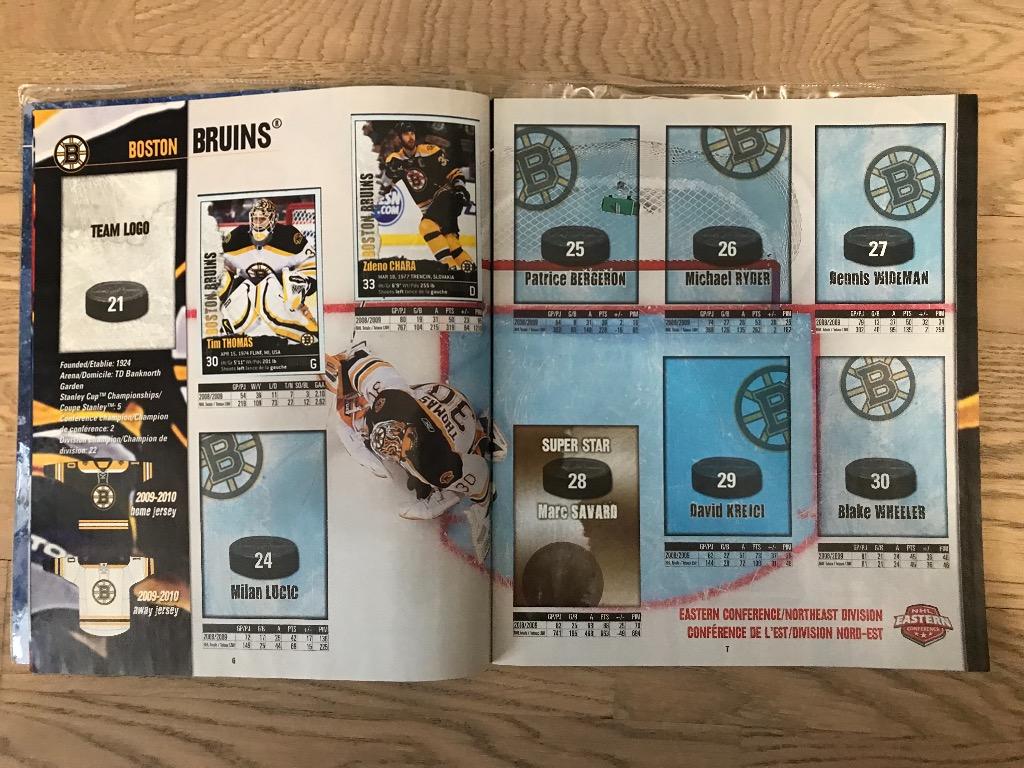 Альбом NHL 2009-2010 (НХЛ, Panini, Панини) 2