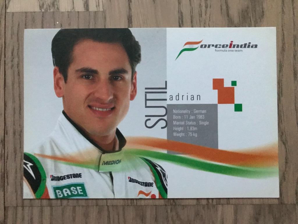 Adrian Sutil / Force India / Formula One 1 / Формула 1