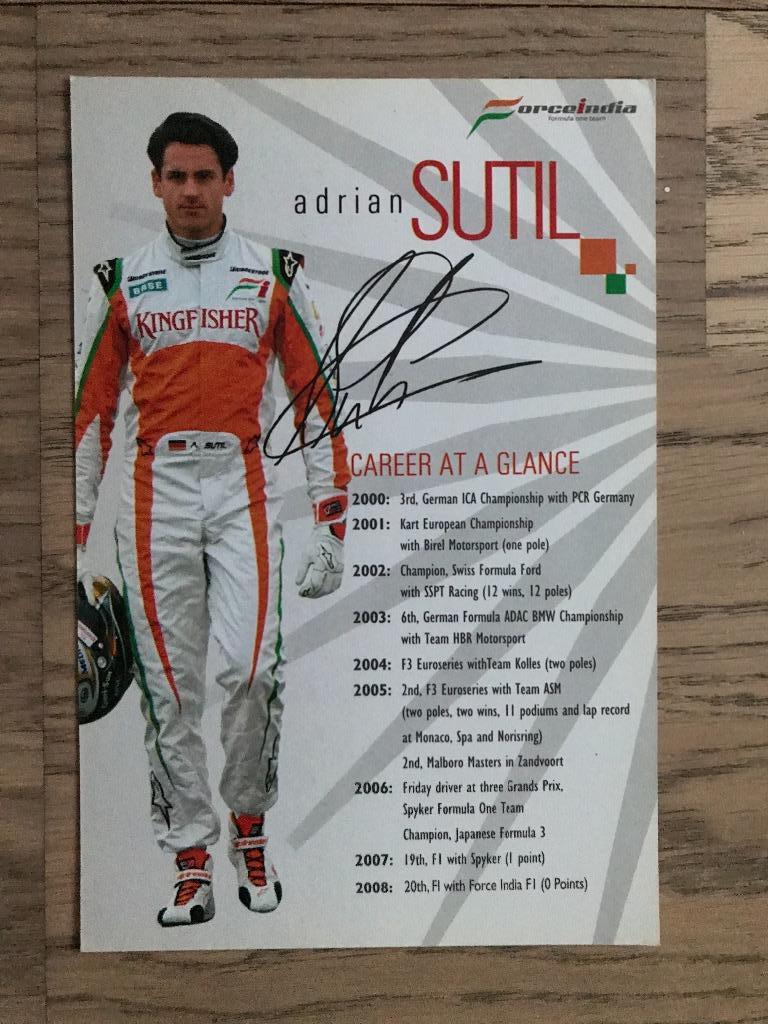 Adrian Sutil / Force India / Formula One 1 / Формула 1 1