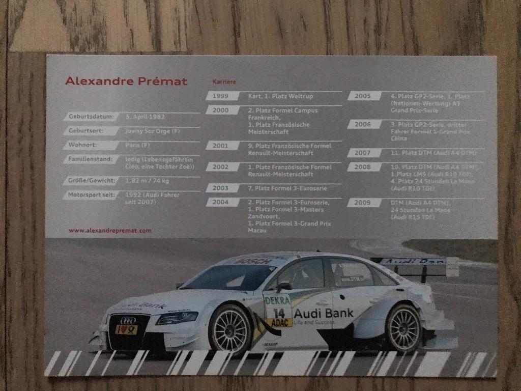 Alexander Premat / Audi Sport / formula one 1