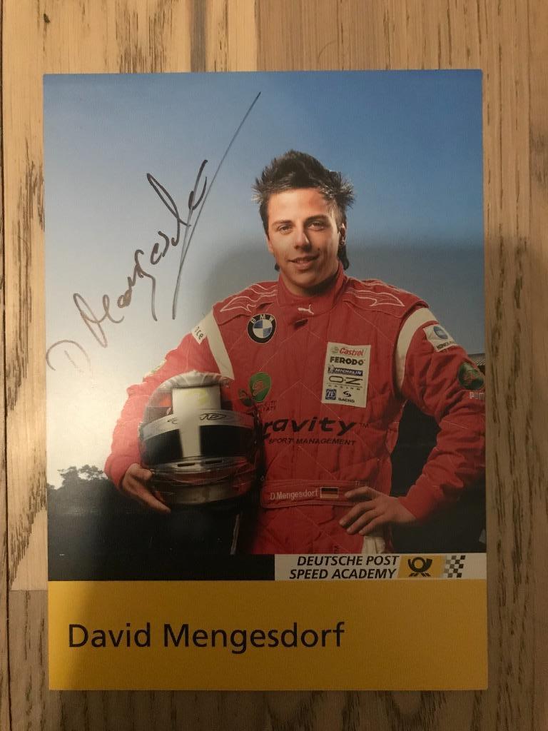 Автограф David Mengesdorf (speed academy)