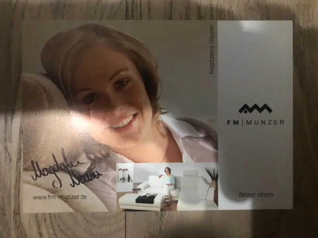 Magdalena Neuner (автограф принт)