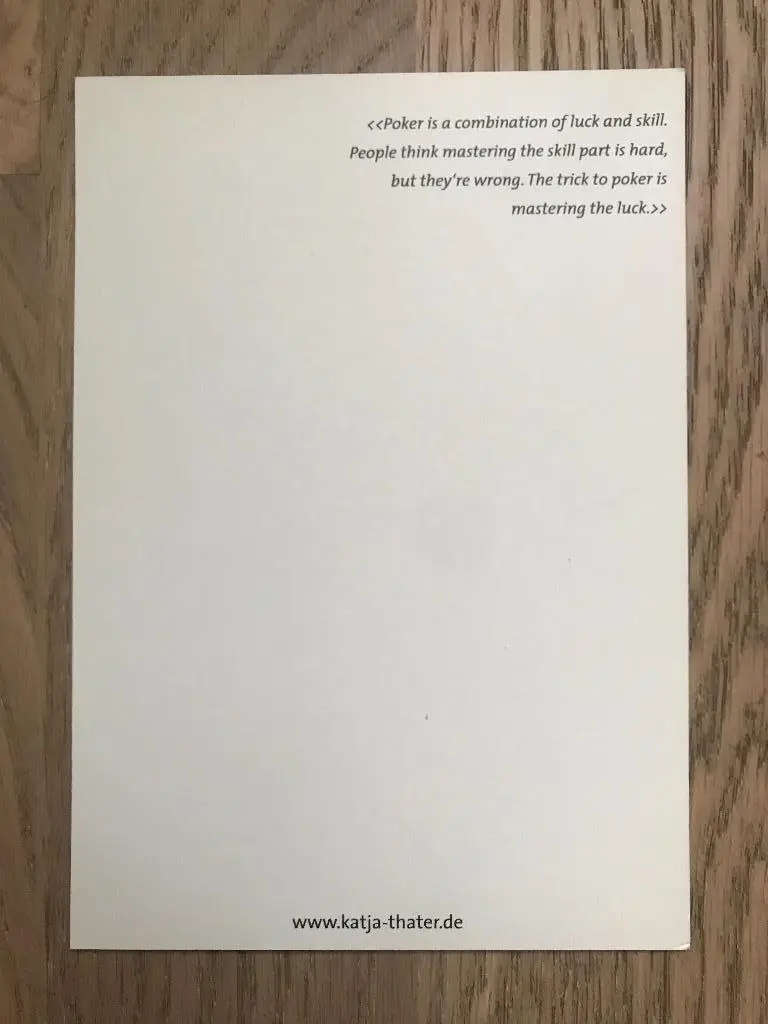 Автограф Katja Thater 1