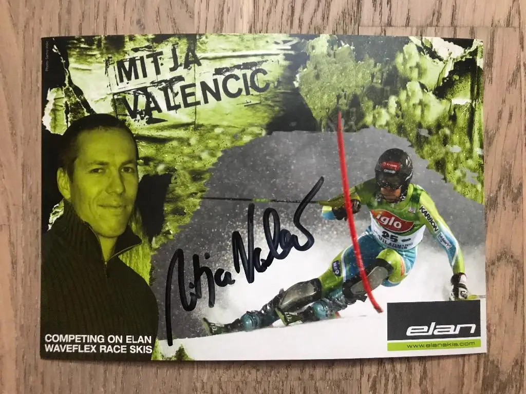 Автограф Mitja Valencic