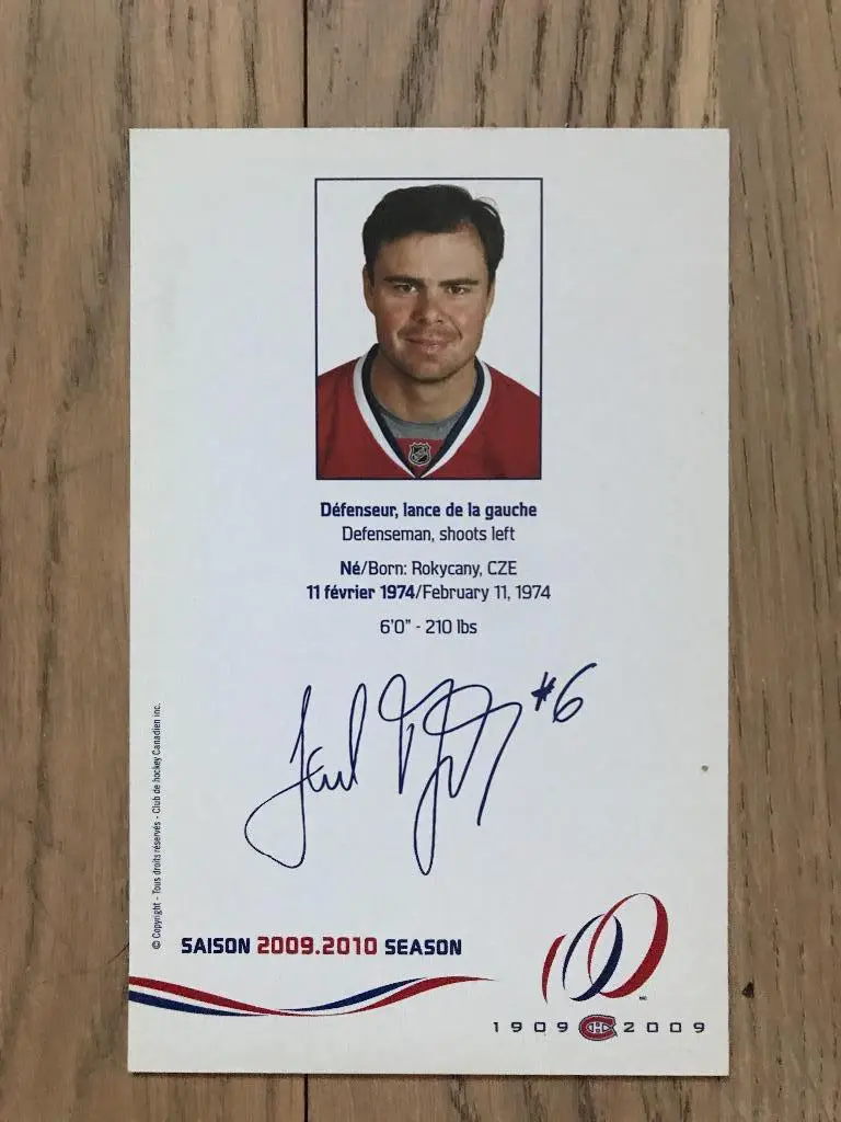 Jaroslav Spacek / Montreal Canadiens NHL 2009-2010 1