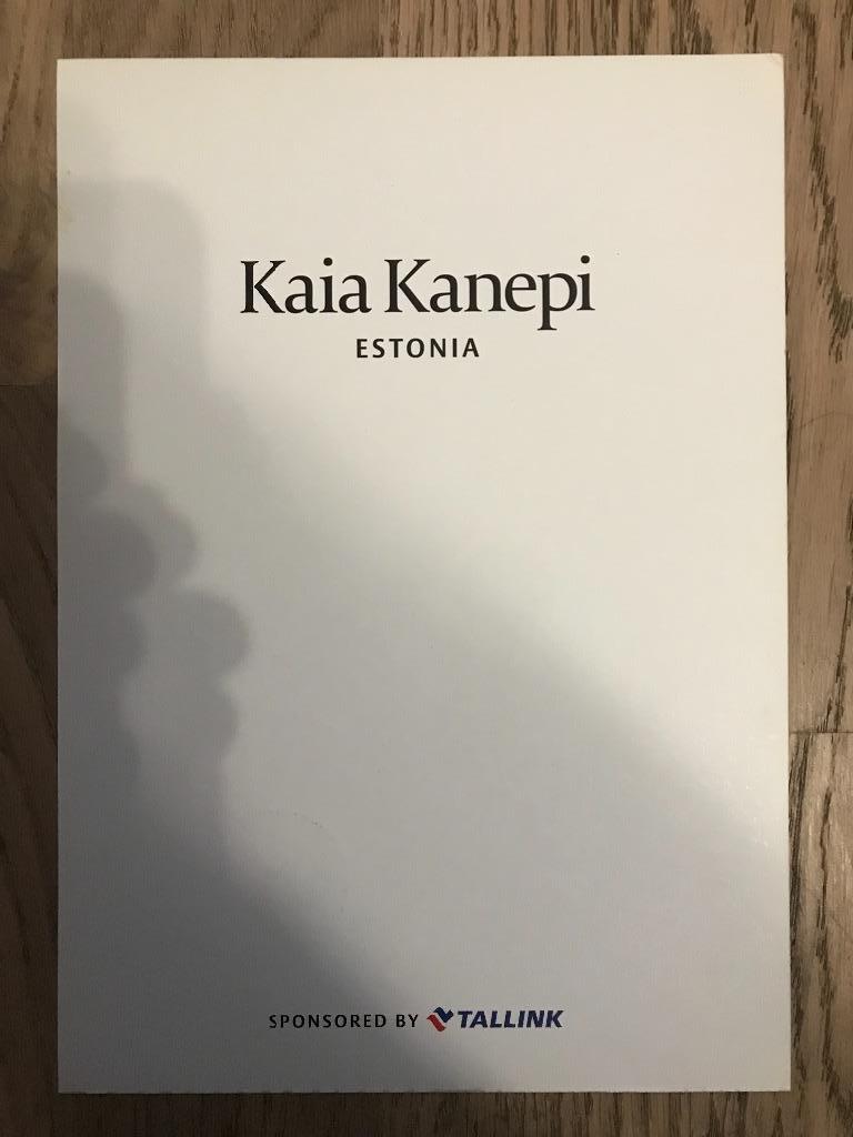 Автограф Kaia Kanepi / Теннис 1