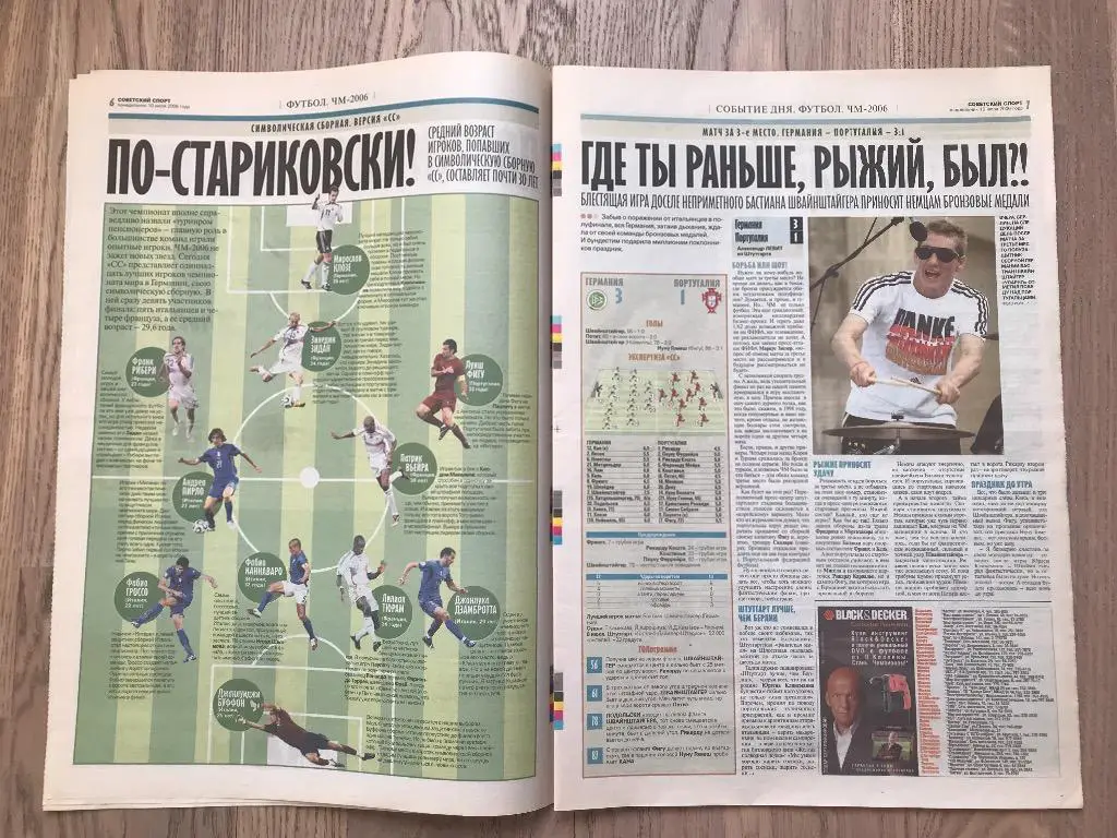 Советский Спорт 2006 (10 июля) / Чемпионат Мира 3