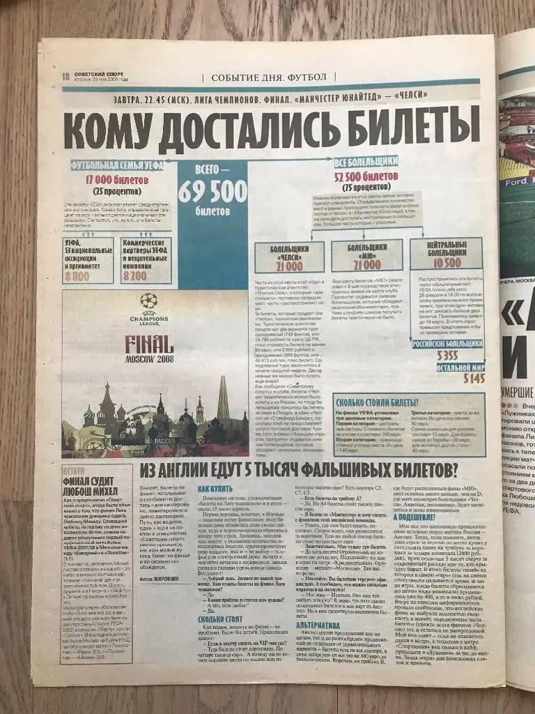 Советский Спорт 2008 (20 мая) / Чемпионат Мира 7