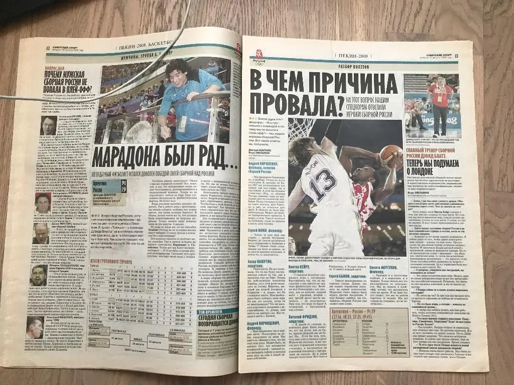 Советский Спорт 2008 (19 августа) / Исинбаева Олимпиада Пекин 6