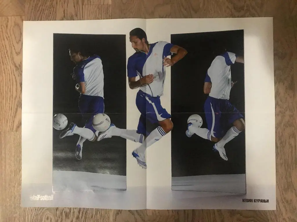 Постер Плакат / Дель Пьеро / Кевин Кураньи / Total Football