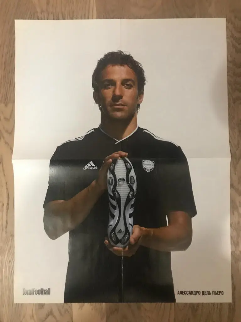 Постер Плакат / Дель Пьеро / Кевин Кураньи / Total Football 1