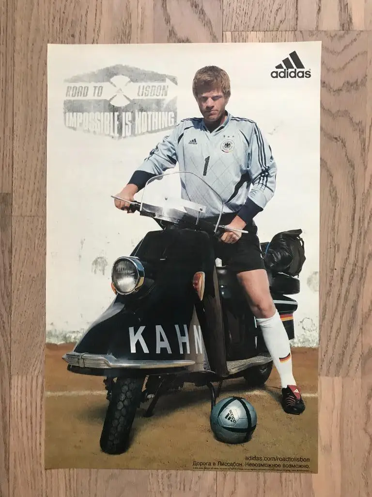 Одивер Кан Сборная Германия / Плакат, Постер, Советский Спорт