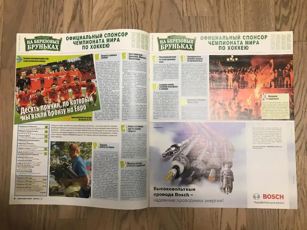 Итоги 2008 (Спецвыпуск Советский Спорт) / ЕВРО, Кубок УЕФА, Зенит, Хоккей 1