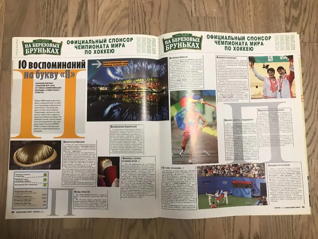 Итоги 2008 (Спецвыпуск Советский Спорт) / ЕВРО, Кубок УЕФА, Зенит, Хоккей 7