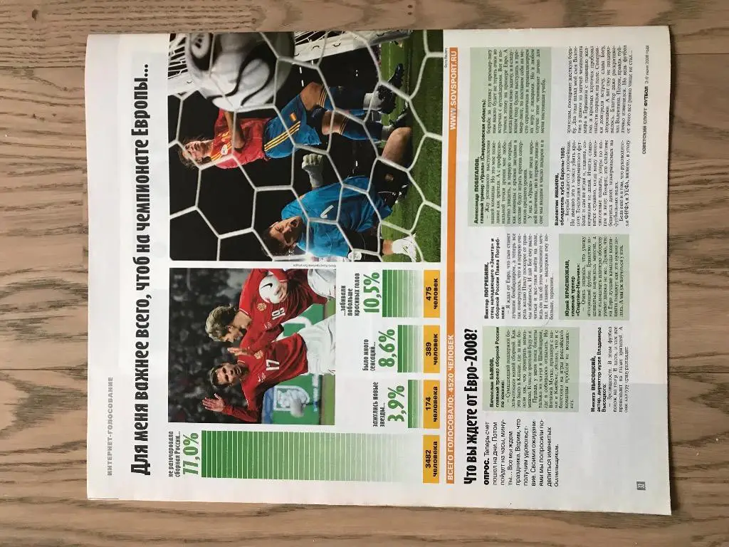 Чемпионат Европы, ЕВРО 2008 (Специальная вкладка (Спецвыпуск) Советский Спорт) 1 7