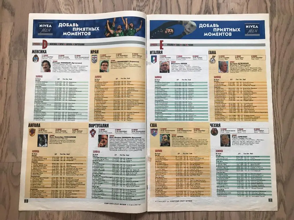 Чемпионат Мира 2006 (Специальная вкладка (Спецвыпуск) Советский Спорт) 1 2