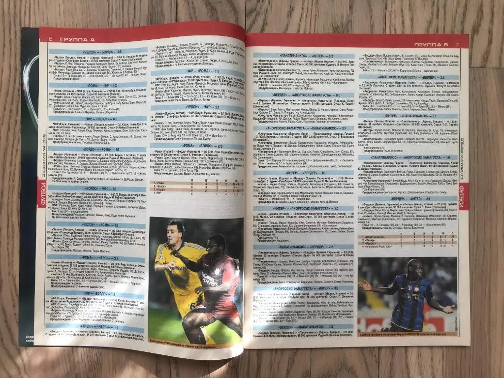 Лига Чемпионов, Лига Европы, Итоги 2008-2009 (Еженедельник ФУТБОЛ, спецвыпуск) 3