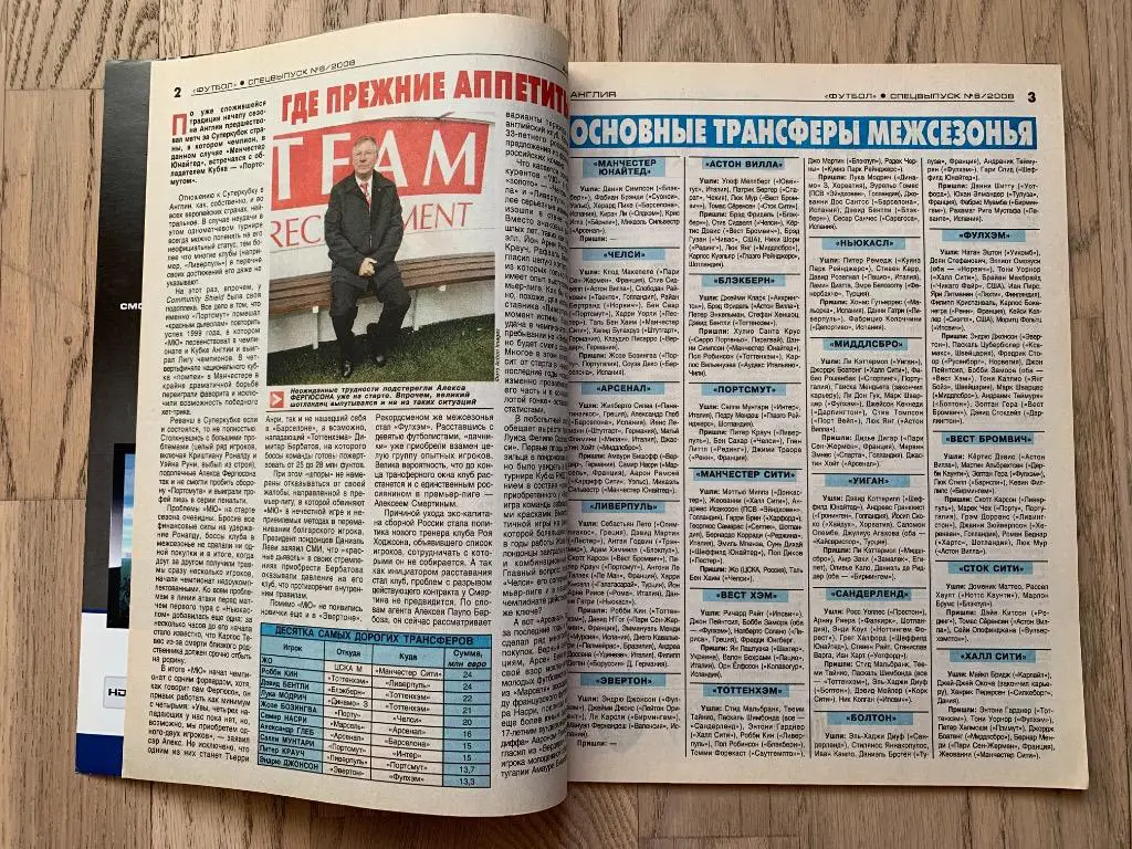 Англия, Испания, Италия, Германия, Франция (Еженедельник ФУТБОЛ, спецвыпуск) 7 1